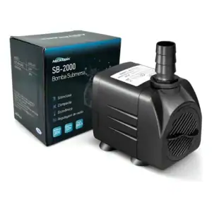 Bomba Motor Submersa 2000lh 2m Aquatank Aquario Fonte Lago