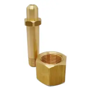 Porca E Niple / Conector De Entrada Regulador De Oxigênio