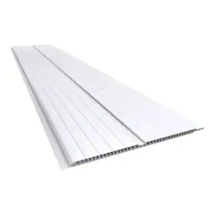 Forro De Pvc Branco Frisado - Régua Com 2,50 Metros