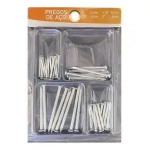 Prego De Aço Kit Com Várias Medidas Para Parede Resistentes