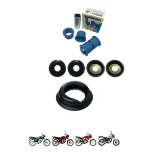 Bucha Quadro Elastico + Guarda Pó + Guia Cg Fan Titan Start