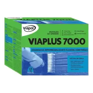 Viaplus 7000 Argamassa Impermeabilizante Flexivel Antimofo