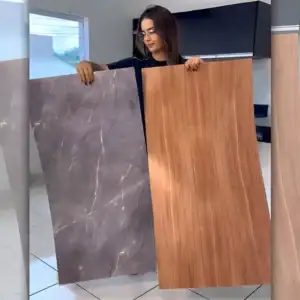 Placa Revestimento Flexível Parede Piso Chão Autocolante