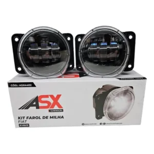 Par Farol De Milha Asx Fiat 12-60v 5.000 Lumens 40w 6000k
