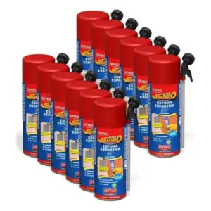 Kit 12 Espumas Expansivas Selantes Vedatudo Dryko 300ml