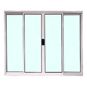 Janela De Alumínio 4 Folhas 100x150 Branco