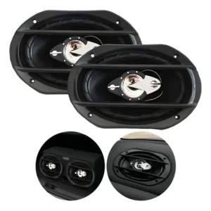 6x9 Par Alto Falante 140 Rms Carro Som Para Tampão Automotivo Cor Preto