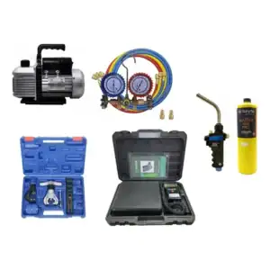 Kit Completo Refrigeração Ar Condicionado Bomba Vácuo 12cfm