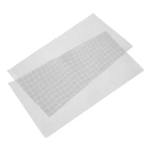 2 Peças De Tela De Aço Inox Para Ventilação De Carro Diantei