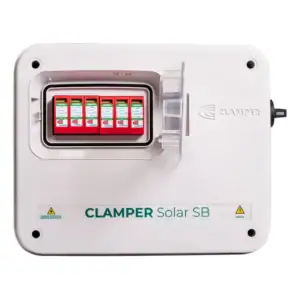 String Box Clamper Solar 1040V 32A 2 Entradas 2 Saídas Proteção IP65