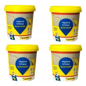 Kit 4un Repara Trinca Quartzolit 1,5kg - Reparos De Fissuras