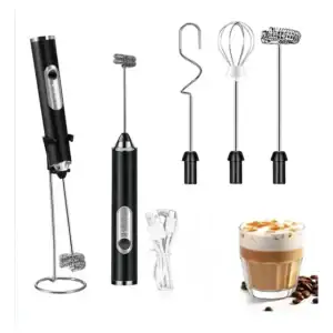 Batedor Elétrico De Leite E Café Recarregável 3 Velocidades