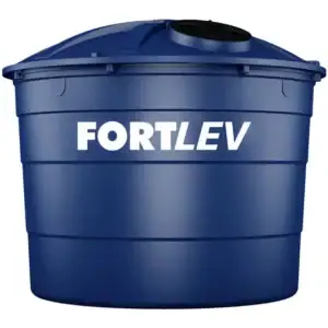 Caixa d'água Fortlev 7500L Vertical Polietileno Azul Reservatórios