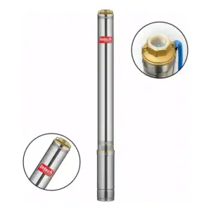 Bomba Submersa Caneta Palito Intech Machine BSCA2 1/4HP 2,5 Pol Para Poço Artesiano Água Limpa Aço Inox Alta Pressão Bomba Submersível Para Cisterna Caixa D'Água Irrigação Compacta