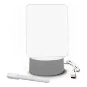 Luminaria Led De Escrever Com Caneta Lousa Quadro Mesa Anotações