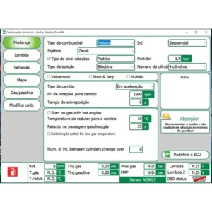 Cabo Interface Kit 5 Gnv Zavoli 4 Vias + Software Original