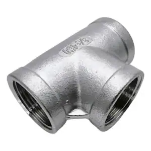 Kit C/10 Te Inox 3/4 304 - Roscas Fêmeas Bsp Ø