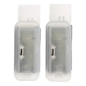 Candeeiro De Pé Interior Led Para Porta De Carro, 3 Cores