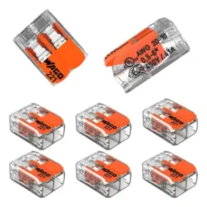 Kit Com 6 Unidades Conectores Para Chuveiro 221-612 Wago