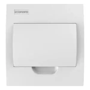 Quadro De Embutir P/ 8 Disjuntores Din Porta Opaca - Soprano