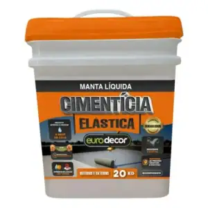 Cimento Elástico 20kg Manta Líquida Piscina Eurodecor 20kg