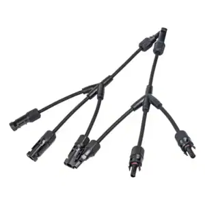 Conector MC4 3 Vias Y 3x1 para Painel Solar Fotovoltaico 30A IP67