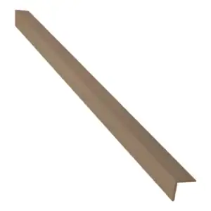 Cantoneira L Pvc 20 X 20 X 1,5mm X 3,0m Proteção Acabamento Cor Marrom