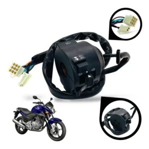 Punho Chave Luz Seta Cb 300r 2009 A 2015 Buzina + Lampejador