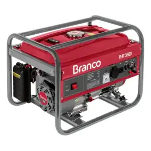 Gerador portátil Branco B4T-3500 3500W AVR Partida Manual 110V/220V