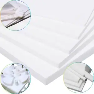 Chapa Teflon Ptfe Premium 2mm X 50cm X 100cm Alta Temp.
