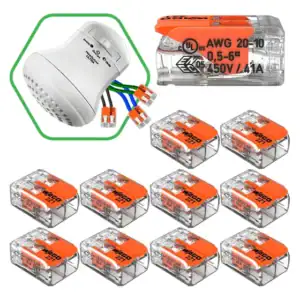 Kit Com 10 Unidades Conectores Para Chuveiro 221-612 Wago