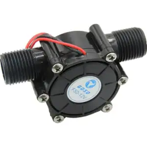 Mini Gerador Fluxo De Água Hidro Turbina 12v 10w
