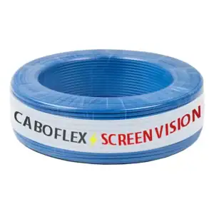 Cabo Elétrico Flexível Unipolar Screen Vision 1,5 mm² Azul de 100 Metros