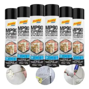Kit 6 Espuma Expansiva Pu Vedação Selante Isolante Uso Geral
