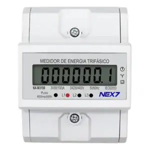 Medidor Consumo Energia Trifasico 220/380v 100a 4fios
