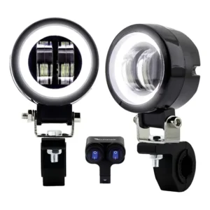 Par Farol Led Z5 Luminark Foco Aberto Auxiliar Milha Drl