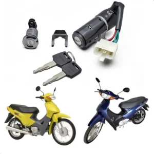 Kit Trava Chave Ignição Miolo Honda Biz C100 1998 À 2005