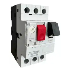 Disjuntor Motor Termomagnético Metaltex DM3-18A 18A Proteção Industrial