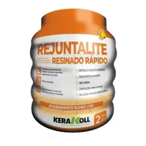 Rejuntamento Resinado Secagem Rápida 2kg Kerakoll Antimofo Cor Silver