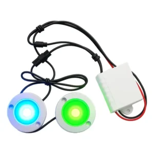 Strobo Para Moto Carro 2 Leds Branco, Azul Ou Vermelho