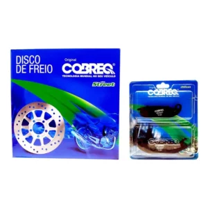 Disco De Freio Dianteiro + Pastilha De Freio Lander Crosser