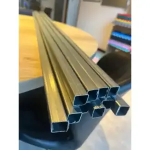 Metalon Galvanizado 18x18 Com 1 Metro - 15 Unidades