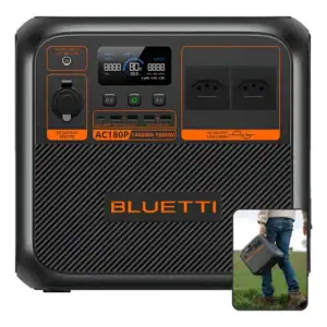 Estação De Energia Solar Bluetti Ac180p 1.800 W 1.440 Wh