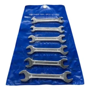 Jogo de Chave Combinada Eda 6 a 17mm 6 Peças Aço Modelo 1X