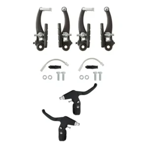 Freio V-brake+ Manete Nylon Colorido Bicicleta Bike 16 20 24