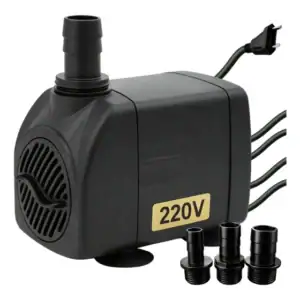 Bomba Submersa 2000l/h 2m Lagos Recalque Fontes Aquários Cascata Chafariz Motor Água Doce Salgada Marinho Fonte Hidroponia Aquaponia 220v