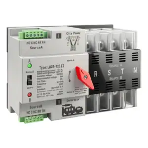 Chave De Transferência Automática Bipolar 125a 4p 110 O 220v