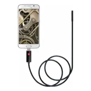 Cabo Câmera Espião Endoscópio 6 Leds Usb 2 M
