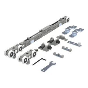 Kit Sistema Porta Correr Rometal RO-82 Max Top 80Kg Amortecedor