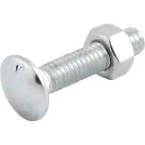 Kit 50 Un Parafuso Galvanizado Francês 3/8 X 5 Pol Jomarca